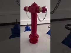 BS750 Wyrostowy hydrant pożarowy do ochrony przeciwpożarowej pomalowany na czerwono ciśnienie PN16 Certyfikowany ISO9001